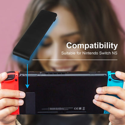 For Nintendo Switch Console 2pcs Replacement Kickstand Back Shell Holder(Blue) - Holder by buy2fix | Online Shopping UK | buy2fix