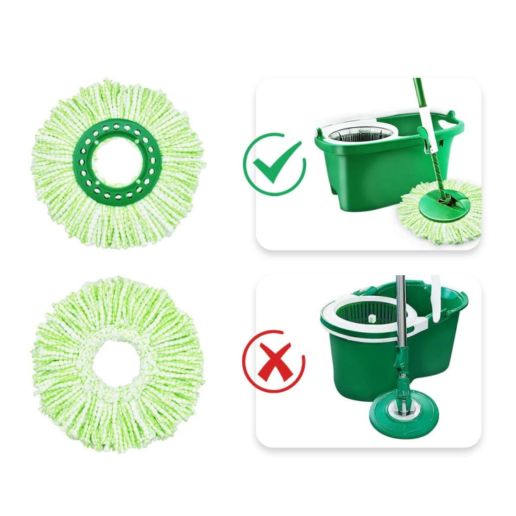 For Libman Tornado Spin Mop Microfiber Mop Pad Replacement Parts(Green) - Handheld Cleaner & Mops by buy2fix | Online Shopping UK | buy2fix