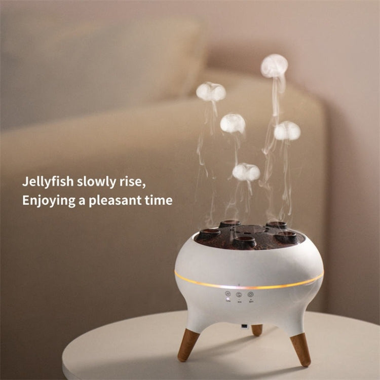 Dynamic Multi-Spray Aromatherapy Diffuser With Colorful Lights Remote Control Humidifier UK Plug(V80 Spit Circle Upgrade Model) - Air Purifiers & Accessories by buy2fix | Online Shopping UK | buy2fix