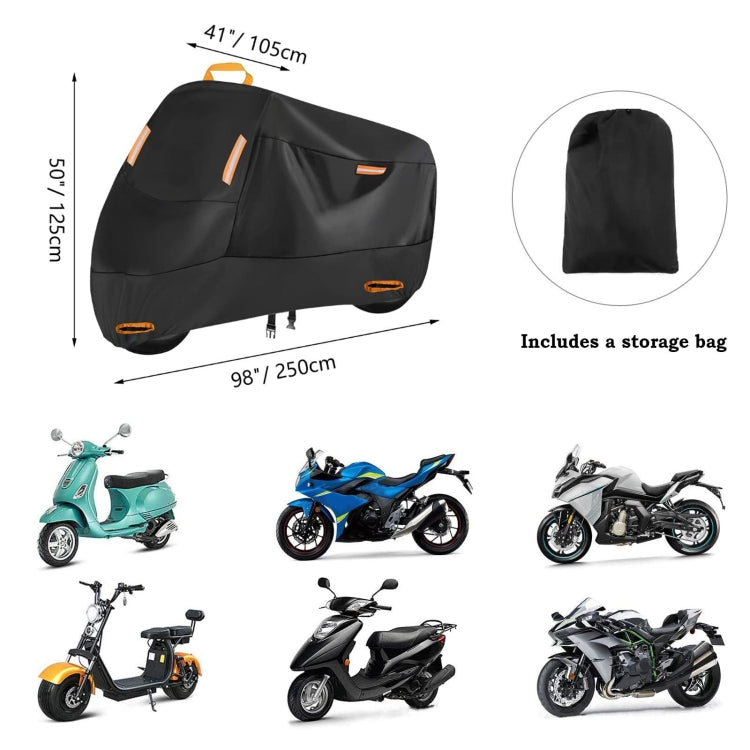 Motorcycle Rain Sun Protection Cover Oxford Cloth Dustproof With Anti-theft Buckle, Size: L - Raincoat by buy2fix | Online Shopping UK | buy2fix