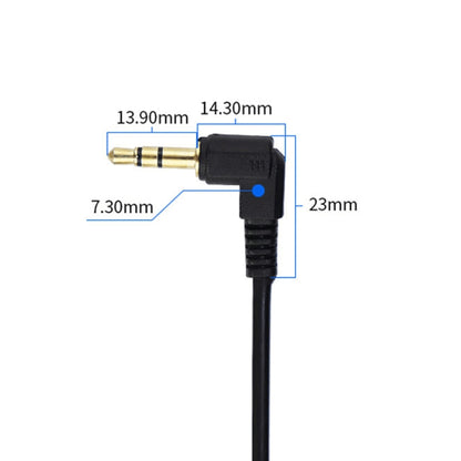 3.5mm Stereo Car Audio Cable PU Gold-plated Elbow Spring Cable(Male To Male) - DIY Cables by buy2fix | Online Shopping UK | buy2fix