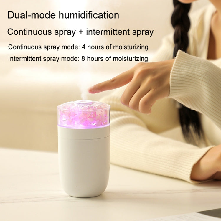 230ml Flower Air Humidifier USB Home Car Aroma Humidifier With Colorful Ambient Light(Pink) - Air Purifiers & Accessories by buy2fix | Online Shopping UK | buy2fix