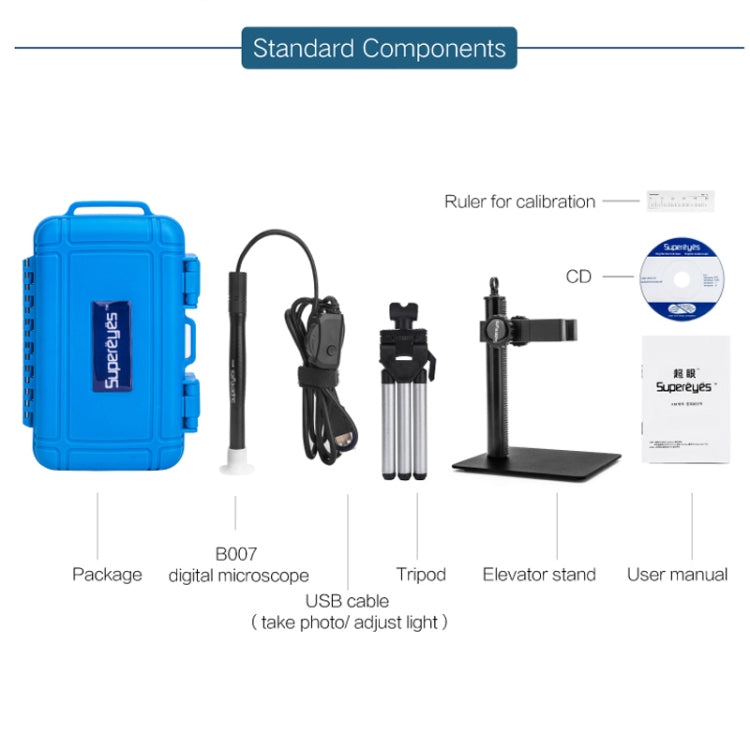 Supereyes 500x HD USB Circuit Board Repair Electron Microscope(B007) - Digital Microscope by Supereyes | Online Shopping UK | buy2fix