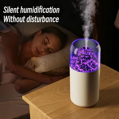 USB Air Humidifier Household Colorful Ambient Lights Large Fog Volume Car Misting Humidifier(Black) - Air Purifiers & Accessories by buy2fix | Online Shopping UK | buy2fix