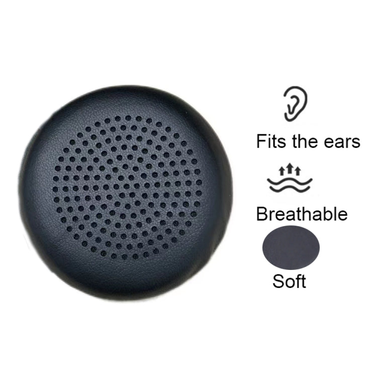 1pair For Plantronics UC B825 Headphone Leather Sponge Cover Earmuffs, Color: Black Mesh Sponge - Earmuff & Pad by buy2fix | Online Shopping UK | buy2fix