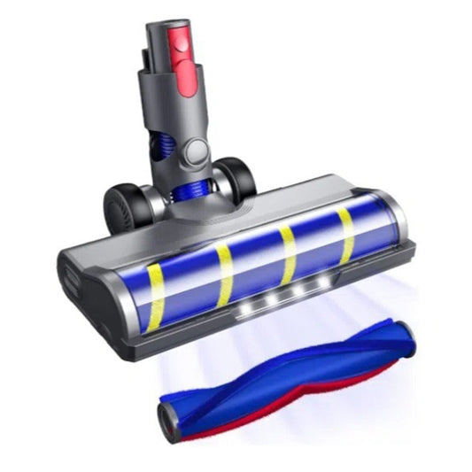 For Dyson V6 / V7 / V8 / V10 / V11 / V15 Soft Velvet Floor Brush & Direct Drive Roller Set with LED Light - For Dyson Accessories by buy2fix | Online Shopping UK | buy2fix