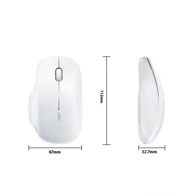 Inphic M1 2nd Generation Wireless Mice Rechargeable Mute Business Office Home Laptop Mouse, Color: 2.4G Silver - Wireless Mice by Inphic | Online Shopping UK | buy2fix