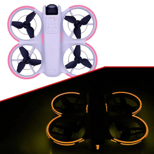 For DJI Neo Luminous Stickers Night Glow Cool Film(Pink) - Stickers by buy2fix | Online Shopping UK | buy2fix