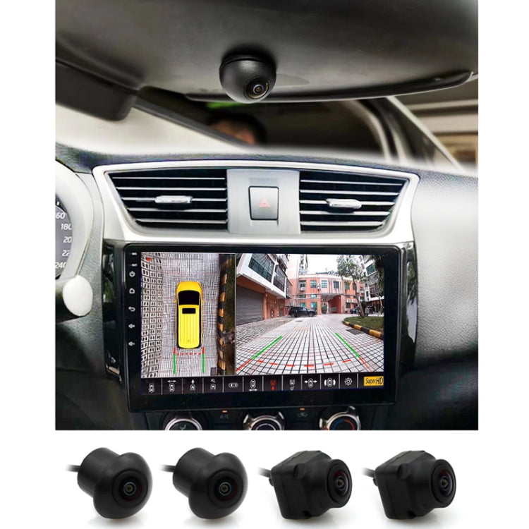 3D AHD1080P Switch 720P 360 Degree Panoramic Camera Imaging System Vehicle Camera(Cross-border Version) - Rear View Cameras by buy2fix | Online Shopping UK | buy2fix