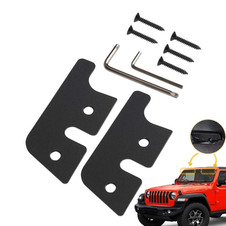 Car Sun Visor Repair Kit For Jeep Wrangler JK2018 / Wrangler 2018-2023 / Gladiator 2020-2023(Black) - Others by buy2fix | Online Shopping UK | buy2fix