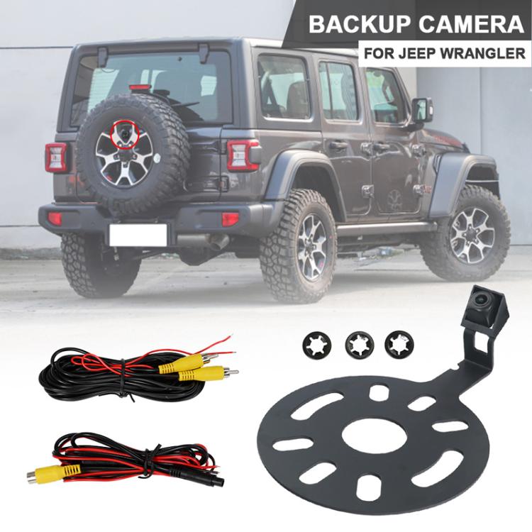 For Jeep Wrangler 2007-2018 Car Backup Tire Rear View Camera - Rear View Cameras by buy2fix | Online Shopping UK | buy2fix