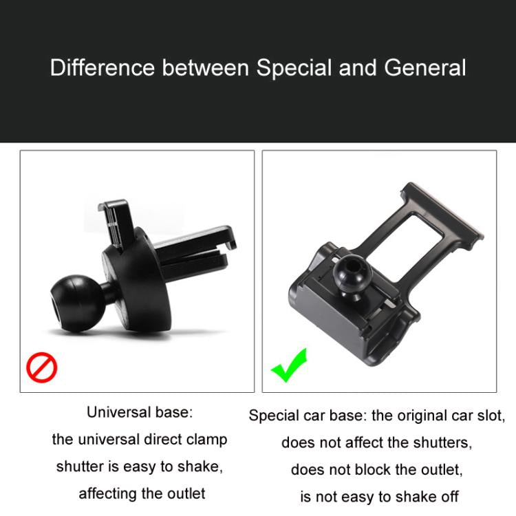 For MorrisGarages Car-Mounted Special Mobile Phone Navigation Bracket Base, Model: 11-16 MG3 - Special Car Holders by buy2fix | Online Shopping UK | buy2fix