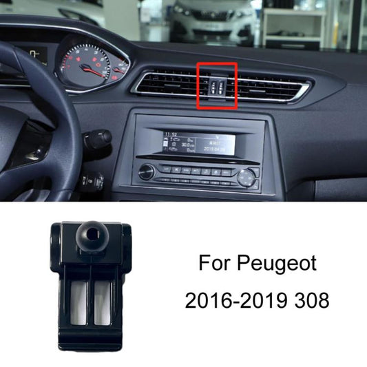 For Peugeot Car-mounted Special Mobile Phone Navigation Bracket Base, Model: 16-19 308 - Special Car Holders by buy2fix | Online Shopping UK | buy2fix