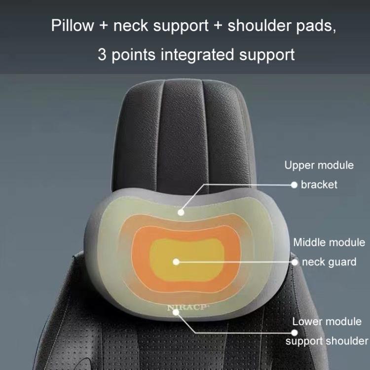 Car Mmemory Foam Support Driving Cushion, Color: Black Headrest - Seat Accessories by buy2fix | Online Shopping UK | buy2fix