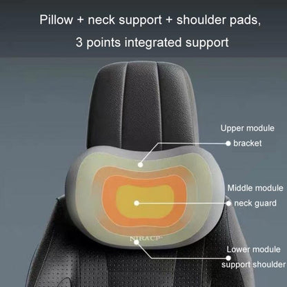 Car Mmemory Foam Support Driving Cushion, Color: Black Headrest - Seat Accessories by buy2fix | Online Shopping UK | buy2fix