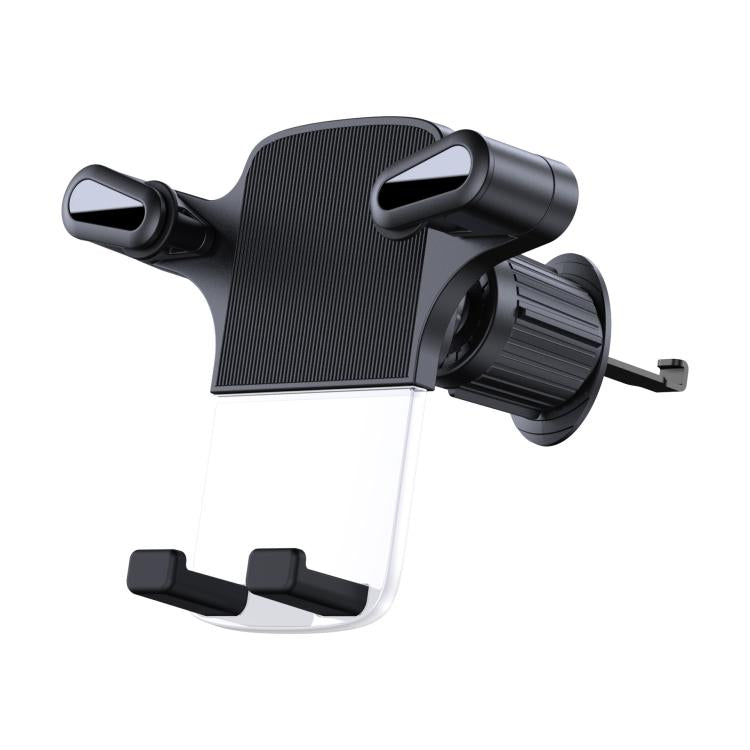 Gravity Car Mobile Phone Holder Air Outlet Fixed Clip Navigation Bracket(Black) - Universal Car Holders by buy2fix | Online Shopping UK | buy2fix