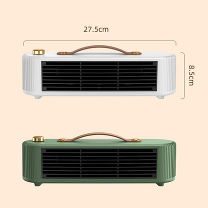 FS007 800W Home Desktop Heater Large Area PTC Heating Device, Spec: AU Plug(Green) - Electric Heaters by buy2fix | Online Shopping UK | buy2fix