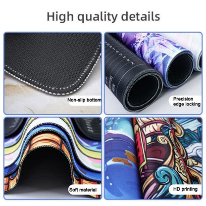 Large Abstract Mouse Pad Gamer Office Computer Desk Mat, Size: 300x700x2mm(Abstract Fluid 27) - Mouse Pads by buy2fix | Online Shopping UK | buy2fix