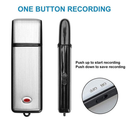 SK858 16GB Rechargeable Portable U-Disk Meeting Voice Recorder (Black) - U-Disk Recorder by buy2fix | Online Shopping UK | buy2fix