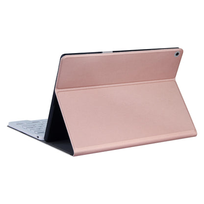 DY-M10ReL-S 2 in 1 Removable Bluetooth Keyboard + Protective Leather Tablet Case with Backlight & Holder for Lenovo Tab M10 FHD REL(Rose Gold) - Lenovo Keyboard by buy2fix | Online Shopping UK | buy2fix