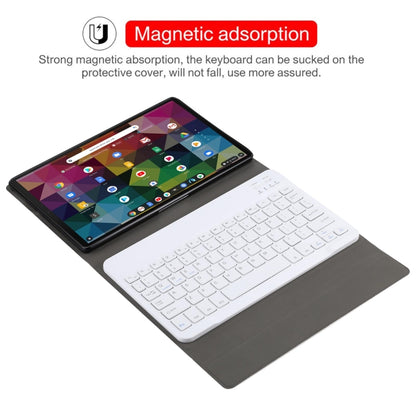 AM11 2 in 1 Removable Bluetooth Keyboard + Protective Leather Tablet Case with Holder for Lenovo M10 FHD REL TB-X605FC/LC(Gold) - Lenovo Keyboard by buy2fix | Online Shopping UK | buy2fix