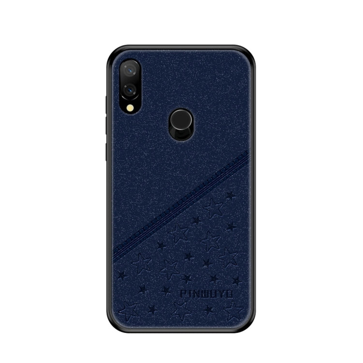 PINWUYO Full Coverage Waterproof Shockproof PC+TPU+PU Protective Case for Xiaomi Redmi 7 (Blue) - Xiaomi Cases by PINWUYO | Online Shopping UK | buy2fix