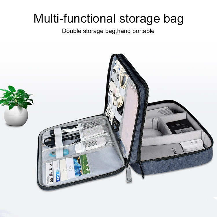 SM02 Small Nylon Waterproof Box Type Multi-function Storage Bag for iPad, Size: 23 x 17 x 8cm - Storage Bags by buy2fix | Online Shopping UK | buy2fix