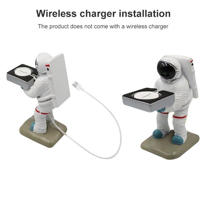 Astronaut Spaceman Wireless Charging Holder For Apple Watch - Charger / Holder by buy2fix | Online Shopping UK | buy2fix