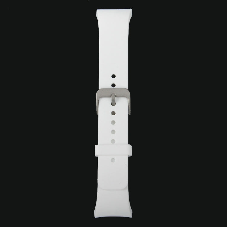 For Samsung Gear S2 Sport / Gear S2 Watch Solid Color Silicone Watchband(White) - Smart Wear by buy2fix | Online Shopping UK | buy2fix