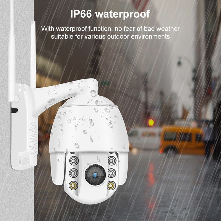 QX2 4G (EU Version) 1080P HD 360 Degrees Panoramic Day and Night Full-color Waterproof Smart Camera, Support Motion Detection / Two-way Voice / TF Card, EU Plug - Security by buy2fix | Online Shopping UK | buy2fix