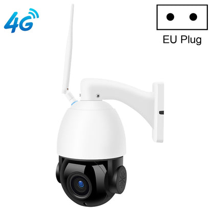 QX5 4G (US Version) 2.0 Million Pixels 1080P HD 20X Zoom Dome Smart Camera, Support Infrared Night Vision / Motion Detection / Voice Intercom / TF Card, EU Plug - Security by buy2fix | Online Shopping UK | buy2fix