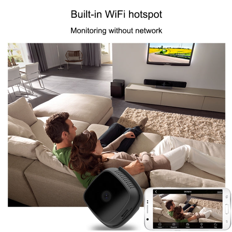 CAMSOY C9 HD 1280 x 720P 70 Degree Wide Angle Wireless WiFi Wearable Intelligent Surveillance Camera, Support Infrared Right Vision & Motion Detection Alarm & Loop Recording & Timed Capture(White) - Security by CAMSOY | Online Shopping UK | buy2fix