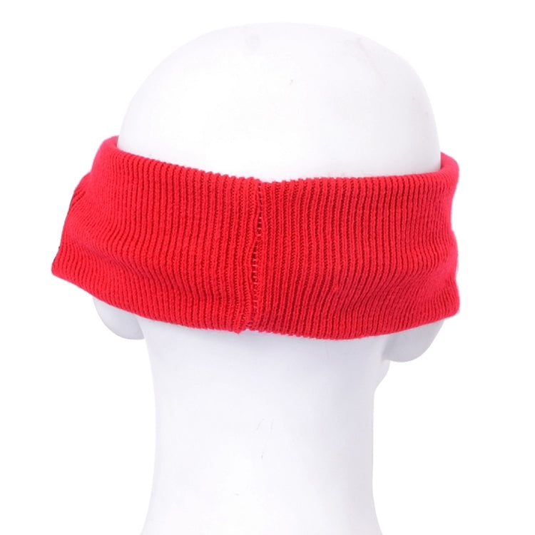 Knitted Bluetooth Headsfree Sport Music Headband with Mic for iPhone / Samsung and Other Bluetooth Devices(Red) - Smart Hats by buy2fix | Online Shopping UK | buy2fix