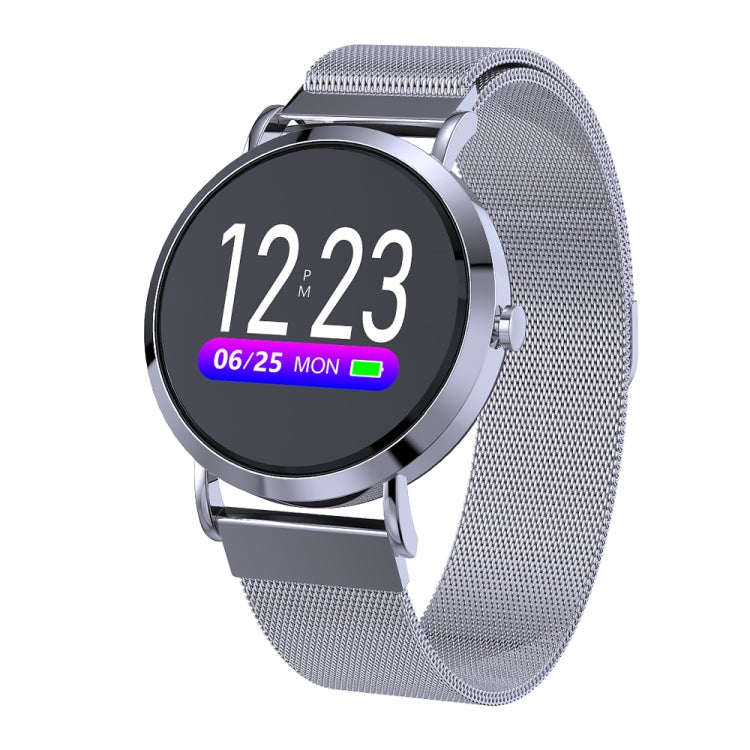 CV08C 1.0 inches TN Color Screen Smart Bracelet IP67 Waterproof, Metal Watchband, Support Call Reminder /Heart Rate Monitoring /Sleep Monitoring / Sedentary Reminder (Silver) - Smart Wear by buy2fix | Online Shopping UK | buy2fix