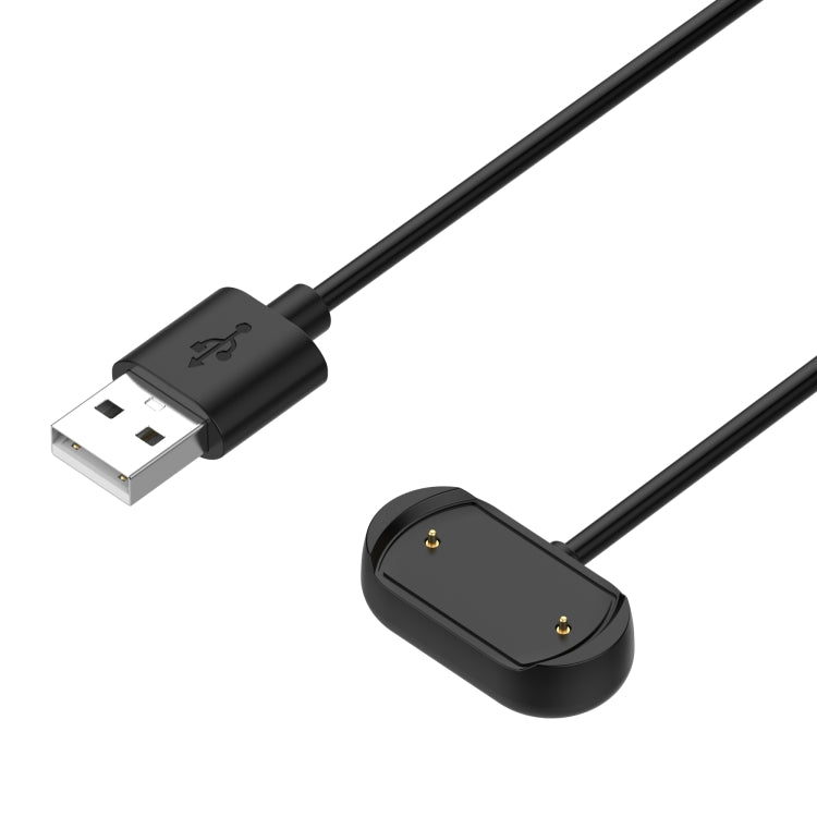 For Amazfit T-Rex 2 Magnetic Cradle Charger USB Charging Cable, Lenght: 1m (Black) - Smart Wear by buy2fix | Online Shopping UK | buy2fix