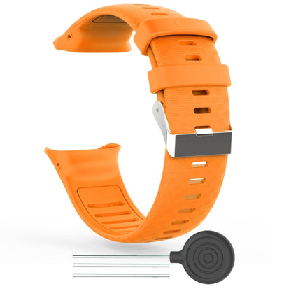 For Polar Vantage V Silicone Smart Watch Watch Band(Orange) -  by buy2fix | Online Shopping UK | buy2fix