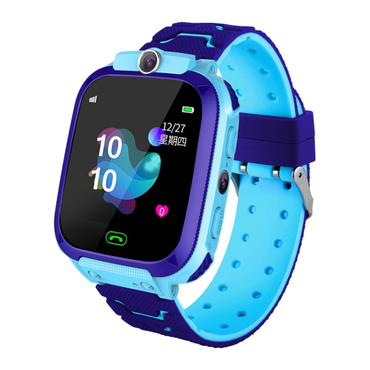 Q12B 1.44 inch Color Screen Smartwatch for Children, Support LBS Positioning / Two-way Dialing / One-key First-aid / Voice Monitoring / Setracker APP (Blue) - Smart Wear by buy2fix | Online Shopping UK | buy2fix