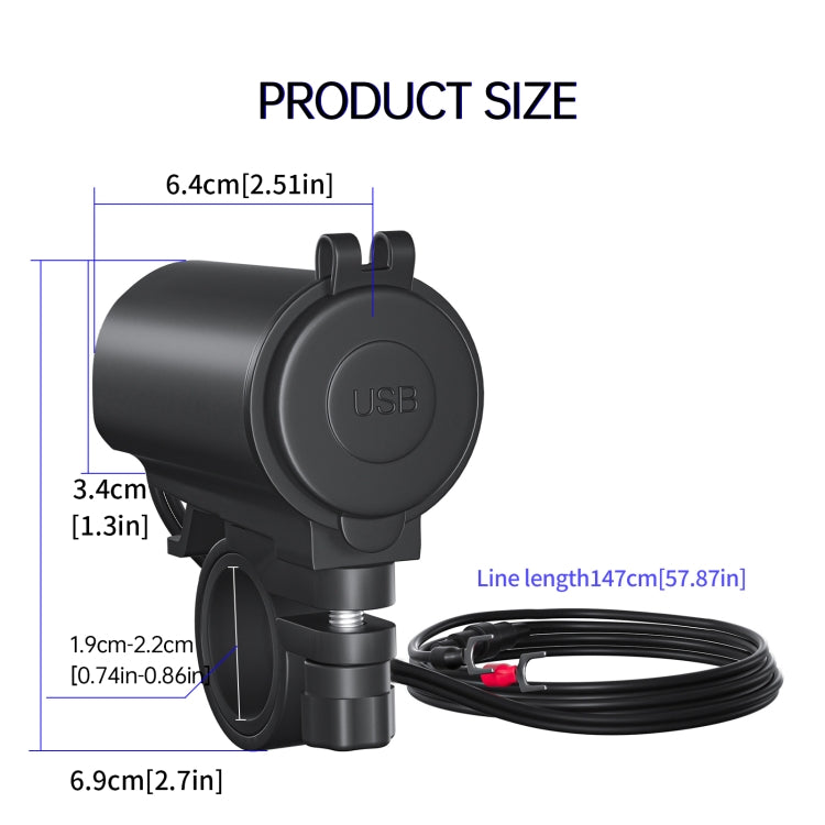 ZH-723F3 Car / Motorcycle QC3.0 Cell Phone Fast Charging Dual USB Car Charger(Green Light) - In Car by buy2fix | Online Shopping UK | buy2fix