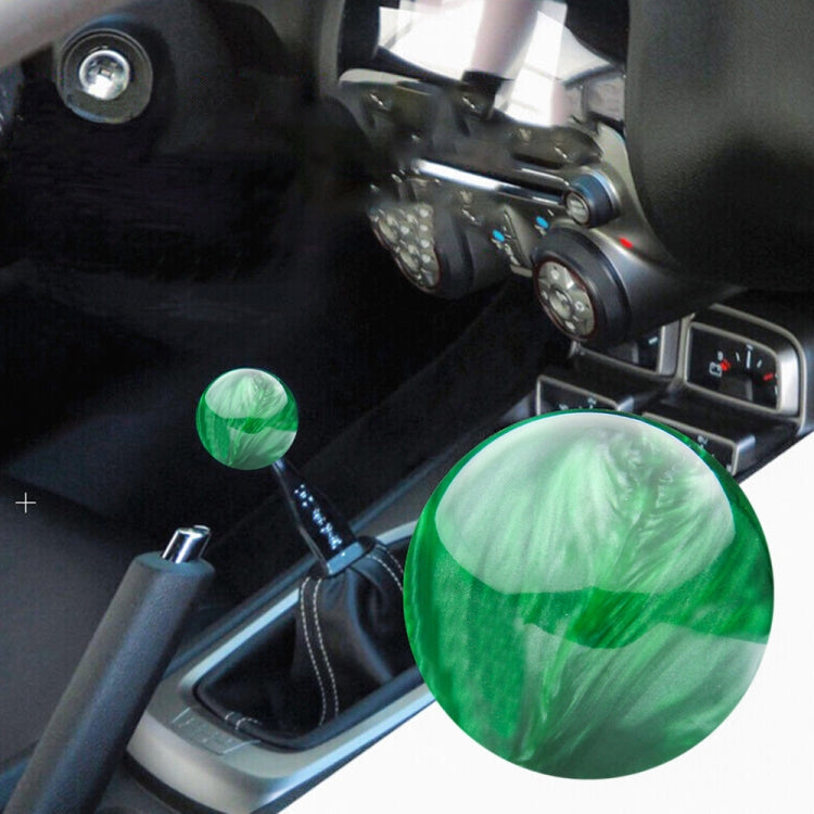 Car Modified Marble Star Gear Head Shifter Cover with Adapter (Green) - In Car by buy2fix | Online Shopping UK | buy2fix