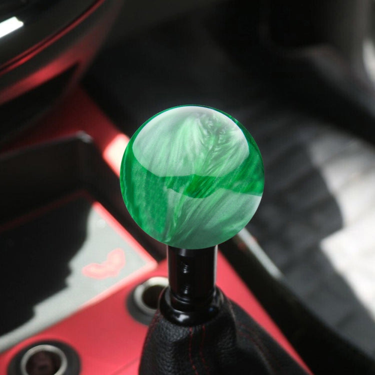 Car Modified Marble Star Gear Head Shifter Cover with Adapter (Green) - In Car by buy2fix | Online Shopping UK | buy2fix