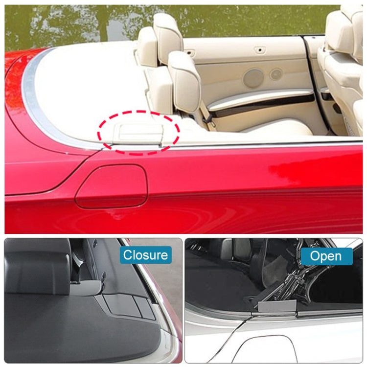 For BMW 3 Series E93 Left Driving Car Convertible Rear Platform Right Hinge Cover Folding Cover 5437 7175 480(Black) - Others by buy2fix | Online Shopping UK | buy2fix
