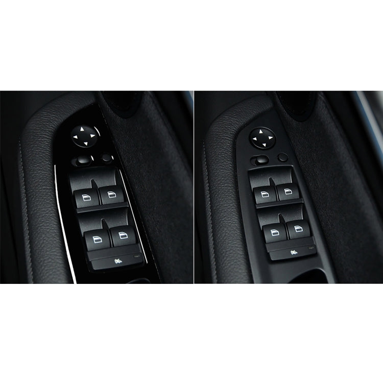 Car Right Drive Window Lift Panel + Start Button Decorative Sticker for BMW X5 E70 2008-2013 / X6 E71 2009-2014(Black) - In Car by buy2fix | Online Shopping UK | buy2fix