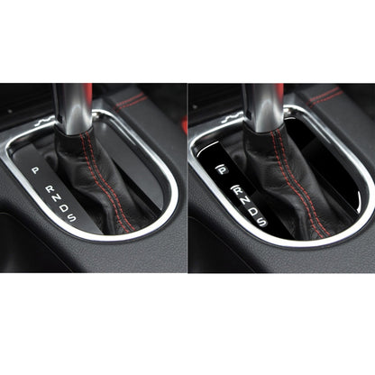 For Ford Mustang 2015-2020 Car Left Drive Gear Shift Pad Decorative Sticker(Black) - In Car by buy2fix | Online Shopping UK | buy2fix