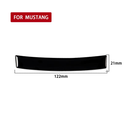 For Ford Mustang 2015-2020 Car Gear Shift Panel Decorative Sticker, Left and Right Drive Universal (Black) - In Car by buy2fix | Online Shopping UK | buy2fix