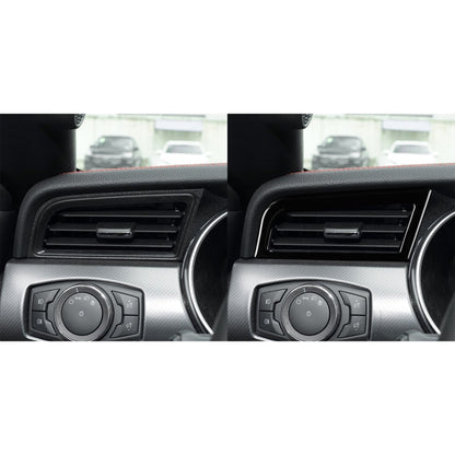 For Ford Mustang 2015-2020 Car Side Air Outlet Decorative Sticker, Left and Right Drive Universal (Black) - In Car by buy2fix | Online Shopping UK | buy2fix