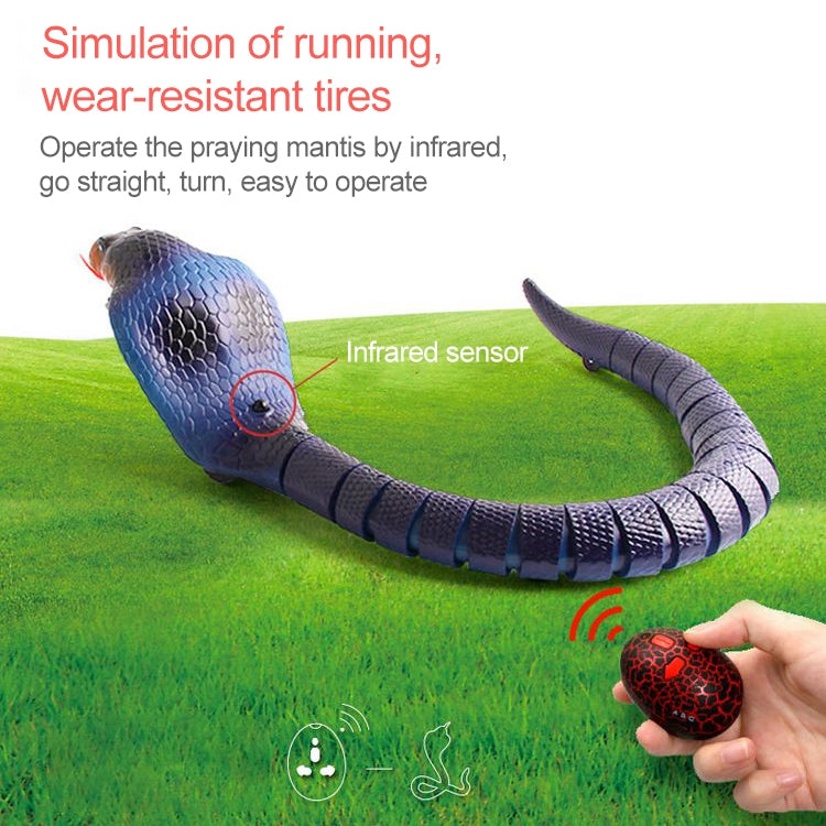 8808B Infrared Sensor Remote Control Simulated Cobra Creative Children Electric Tricky Toy Model -  by buy2fix | Online Shopping UK | buy2fix