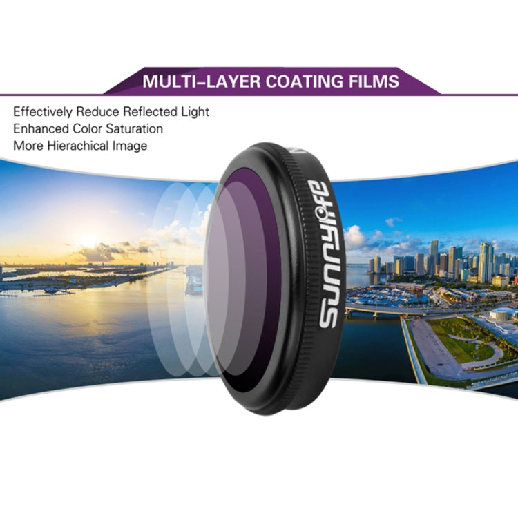 Sunnylife M2Z-FI288 ND8-PL + ND16-PL + ND32-PL + ND64-PL ND-PL Lens Filter for DJI Mavic 2 Zoom - Lens Filter by Sunnylife | Online Shopping UK | buy2fix