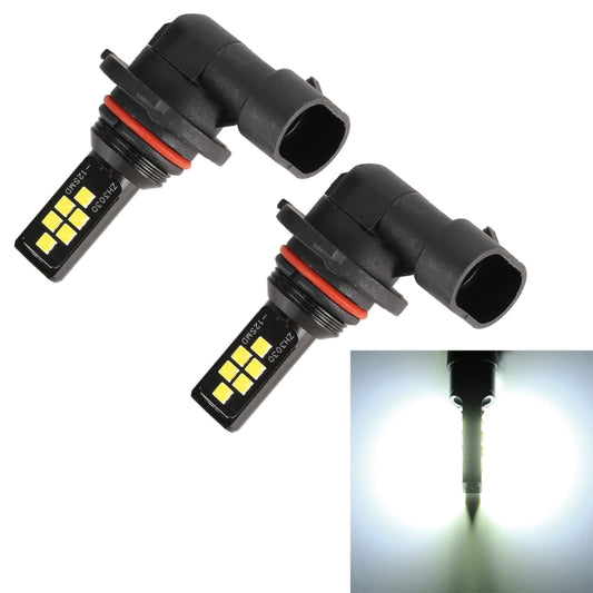 2 PCS 9005 DC9-16V / 3.5W / 6000K / 320LM Car Auto Fog Light 12LEDs SMD-ZH3030 Lamps, with Constant Current(White Light) - Fog / Driving Lights by buy2fix | Online Shopping UK | buy2fix