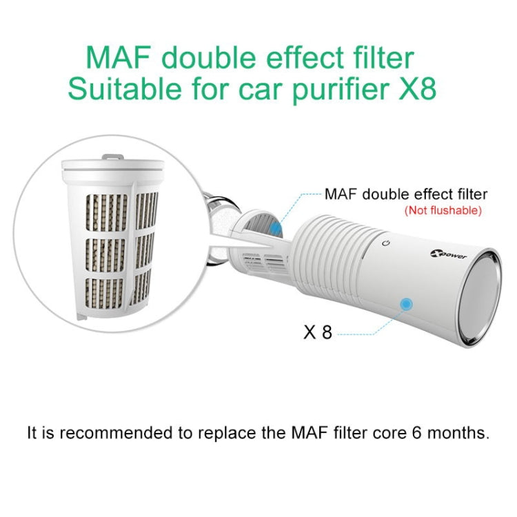 XPower M8 Car Air Purifier Filter + Filter Element for XPower X8 Nano Air Purifier - Air Purifier by Xpower | Online Shopping UK | buy2fix