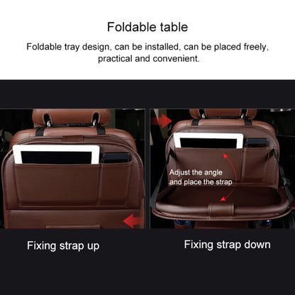 Multifunction Car Seat Pockets Folding Storage Bag (Coffee) - Stowing Tidying by buy2fix | Online Shopping UK | buy2fix